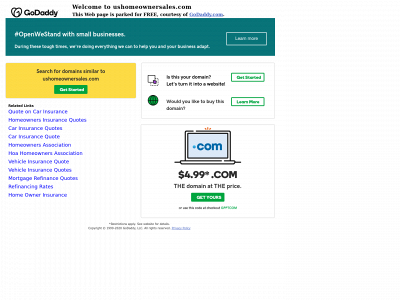 ushomeownersales.com snapshot