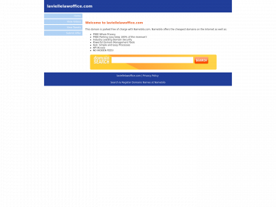 laviellelawoffice.com snapshot