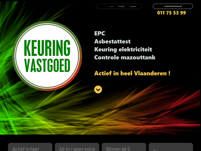 keuringvastgoed.be snapshot