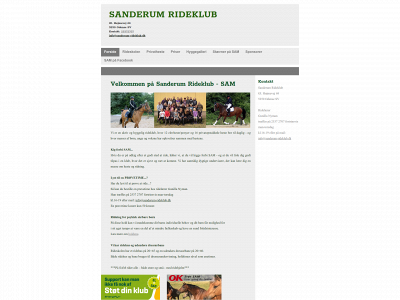 sanderum-rideklub.dk snapshot