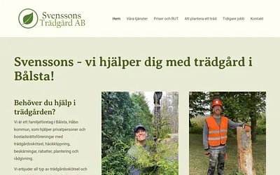 svenssonstradgard.se snapshot