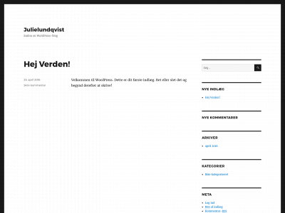julielundqvist.dk snapshot