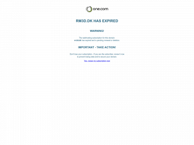 rm3d.dk snapshot