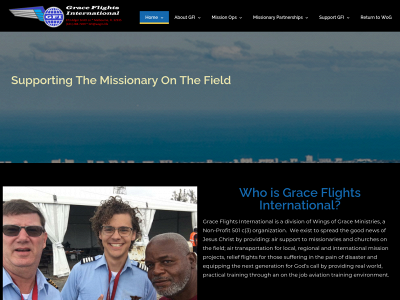 graceflightsint.org snapshot