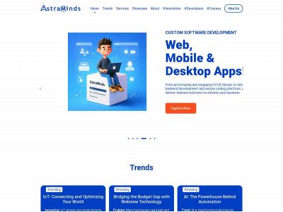 astraminds.co.zw snapshot