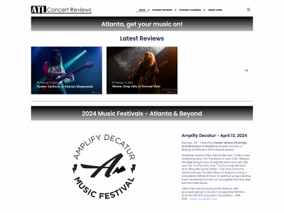 atlantaconcertreviews.com snapshot