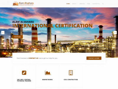 alamalsahara.co snapshot