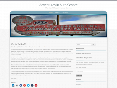 adventuresinautoservice.com snapshot