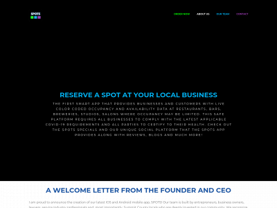spotsmobileapp.com snapshot