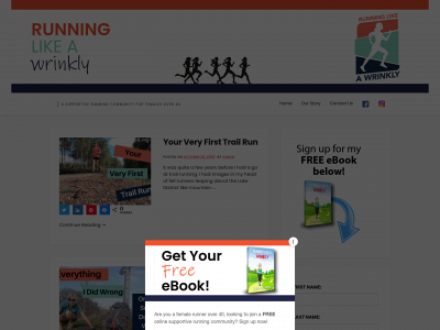 runninglikeawrinkly.com snapshot