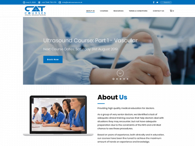 catcourses.co.uk snapshot