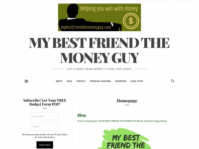 mybestfriendthemoneyguy.com snapshot
