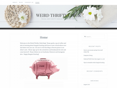 weirdthriftychick.com snapshot