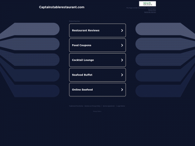 captainstablerestaurant.com snapshot