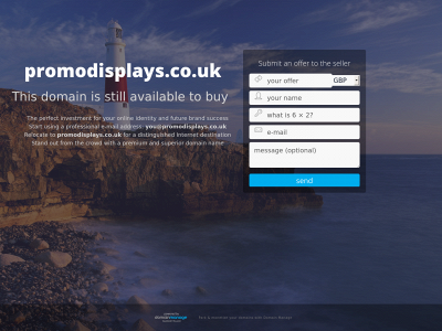 promodisplays.co.uk snapshot