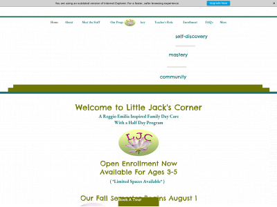 littlejackscorner.org snapshot