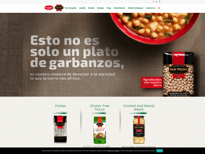 legumbrespedro.com snapshot