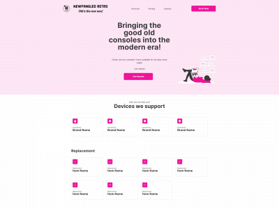 newfangledretro.com snapshot