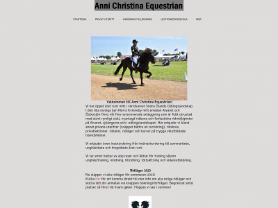 annichristinaequestrian.se snapshot