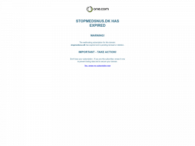stopmedsnus.dk snapshot