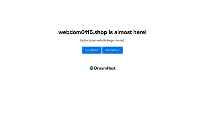webdom0115.shop snapshot