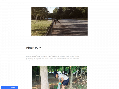 finchparkcleanup.weebly.com snapshot