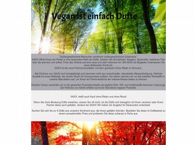 veganisteinfachdufte.international snapshot