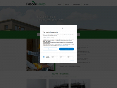 pascoehomes.com snapshot
