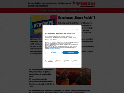 diepartei-arnsberg.de snapshot