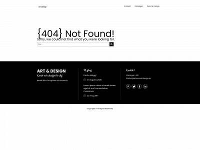 erikssonartdesign.se snapshot