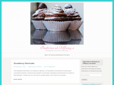 pastriesattiffanys.com snapshot