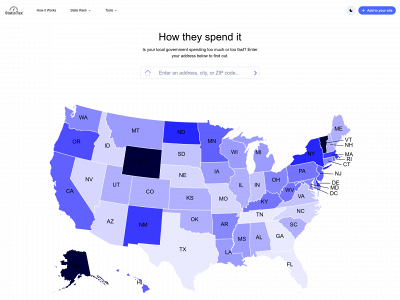 taxpayerdashboard.com snapshot