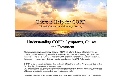 copd-help.com snapshot
