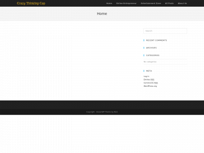 crazythinkingcap.com snapshot
