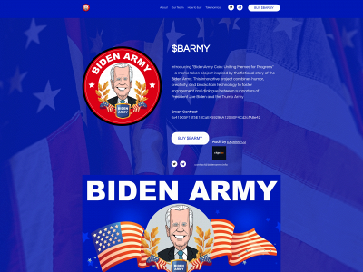 bidenarmy.info snapshot