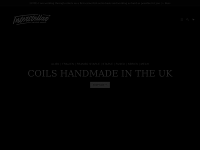 interstellarvaping.co.uk snapshot