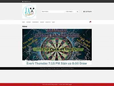 jaxdarts.com snapshot