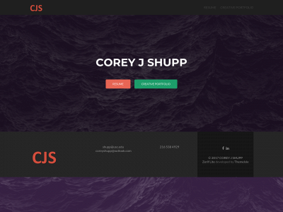 coreyjshupp.com snapshot