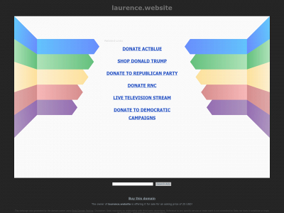 laurence.website snapshot