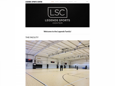 www.legendssportscenter.com snapshot