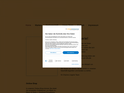 charme-lingerie.de snapshot