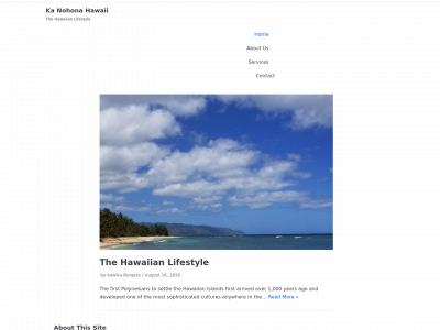 kanohonahawaii.com snapshot
