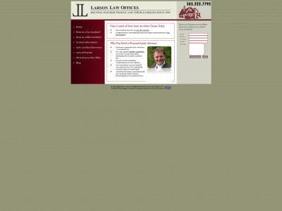 larsonlawoffices.com snapshot