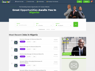 www.i2careers.com snapshot