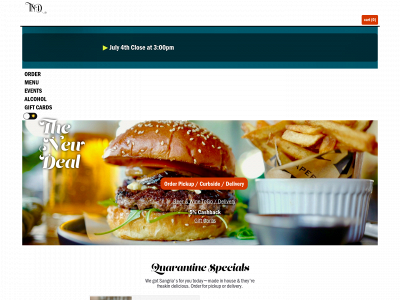 thenewdealrestaurant.com snapshot