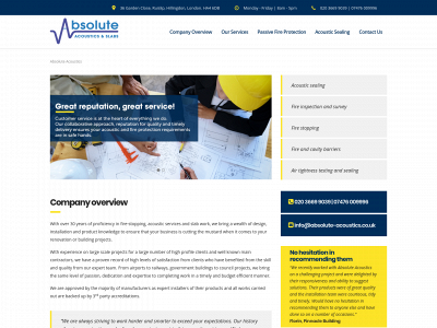absolute-acoustics.co.uk snapshot