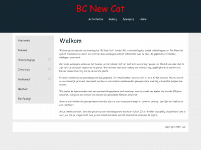 newcat.be snapshot