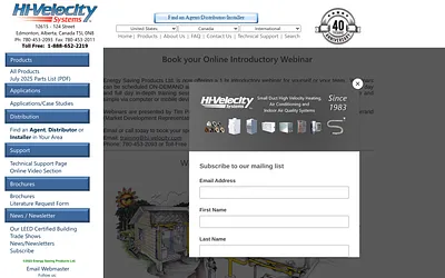 hi-velocity.com snapshot