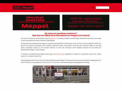 meubelcentralemeppel.nl snapshot