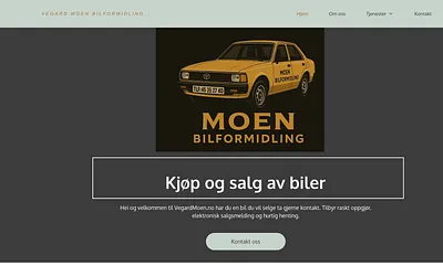 vegardmoen.no snapshot